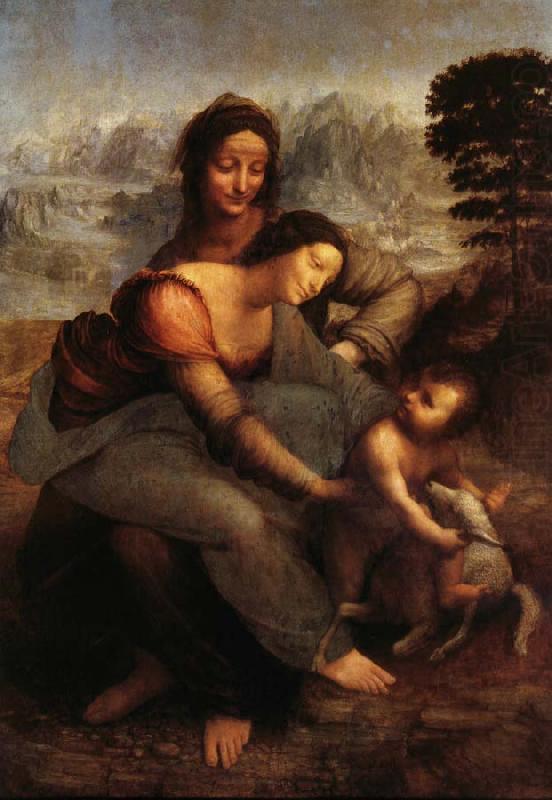 LEONARDO da Vinci La Vierge,l'Enfant Jesus et sainte Anne china oil painting image